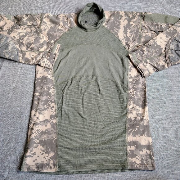 US Army Combat Shirt Fire Resistant Digital Camo Team Soldier Military Small - Picture 5 of 10